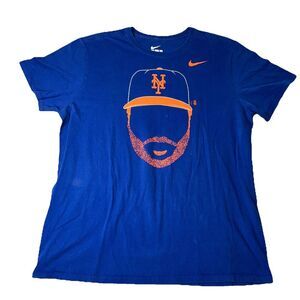 Nike Matt Harvey T Shirt Mens XL Blue Nike Tee SHORT SLEEVE New York‎ Mets